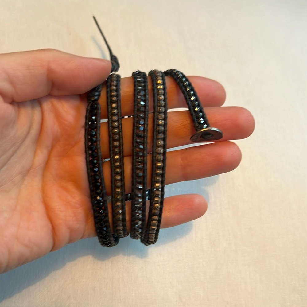 Black multicolor chan Luu wrap bracelet